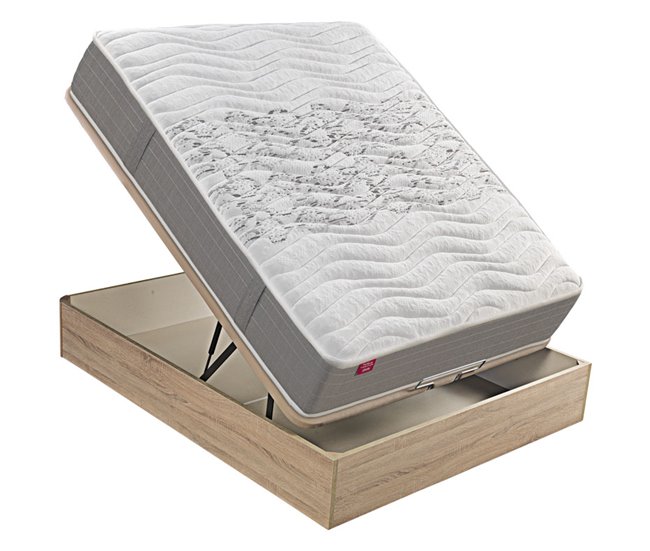 Colchão SKYLIGHT 8 K PIKOLIN de espuma Adaptex + sommier grátis Grupo Pikolin cor natural 