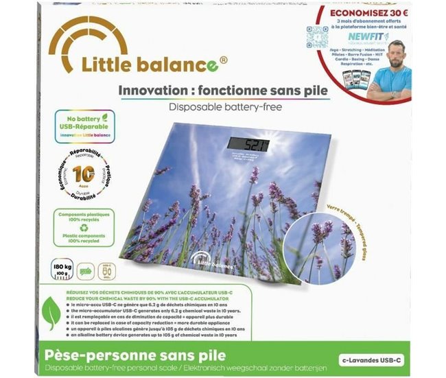 Balança digital para casa de banho LITTLE BALANCE Multicor