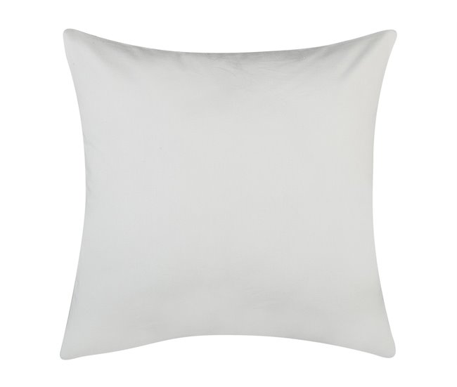 Beliani Cojín decorativo ALYSSUM 45x45 Branco/ Bege