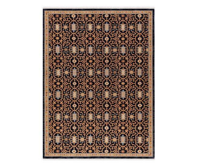 Tapete KESHAN franjas oriental clássico 7680/53511 250x340 Castanho