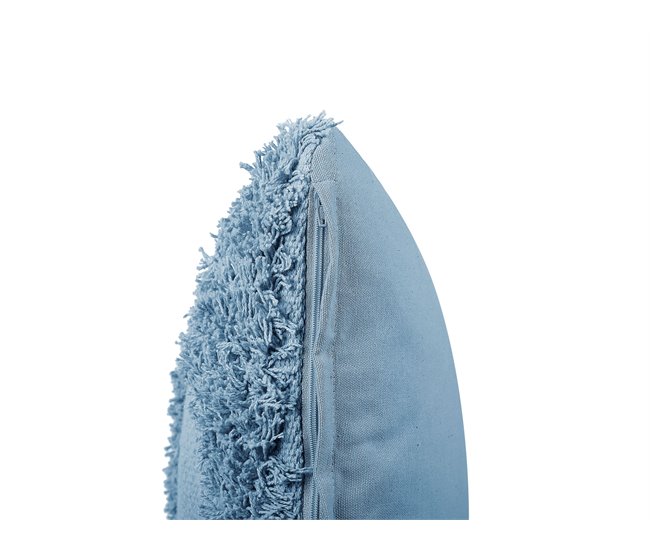 Beliani Almofada decorativa RHOEO 45x45 Azul
