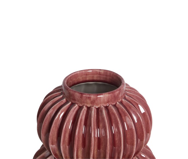 Beliani Jarro de flores WATERMOSS Vermelho