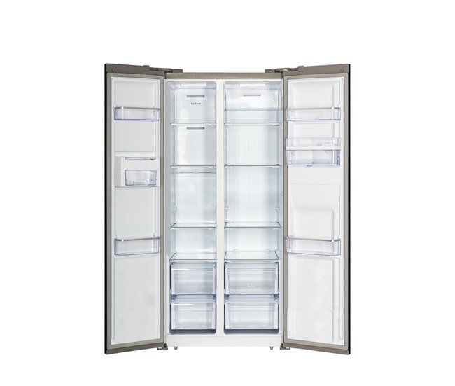 Side by side JOCEL JSBS014627 500 litros com dispensador de água Preto