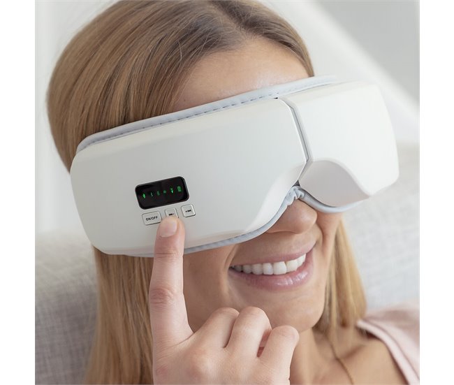 Aparelho de Massagem Ocular com Compressão de Ar 4 em 1 EYESKY Branco