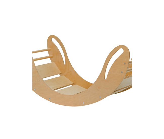 Cadeira de balanço montessori smile com almofada