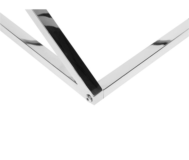 Beliani Mesa de centro BEVERLY 60x60 Cinza