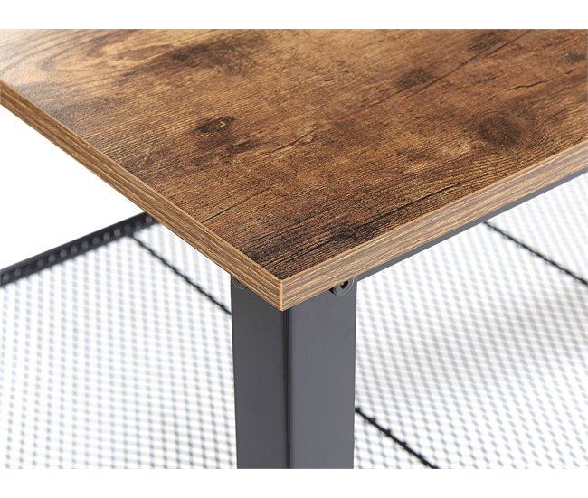 Beliani Mesa de jantar AVIS 60x106 Castanho