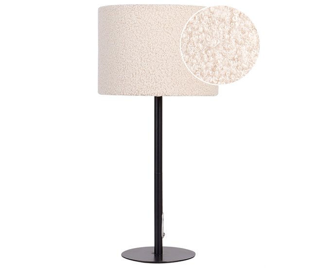 Beliani Candeeiro de mesa VINAZCO Bege