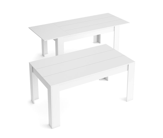  Mesa extensível KAI até 200 cm - 76 x 140 x 90 cm 140 Branco