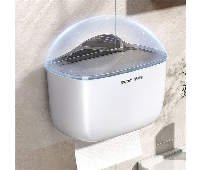 Joybos - Caixa de papel de parede com prateleira Branco