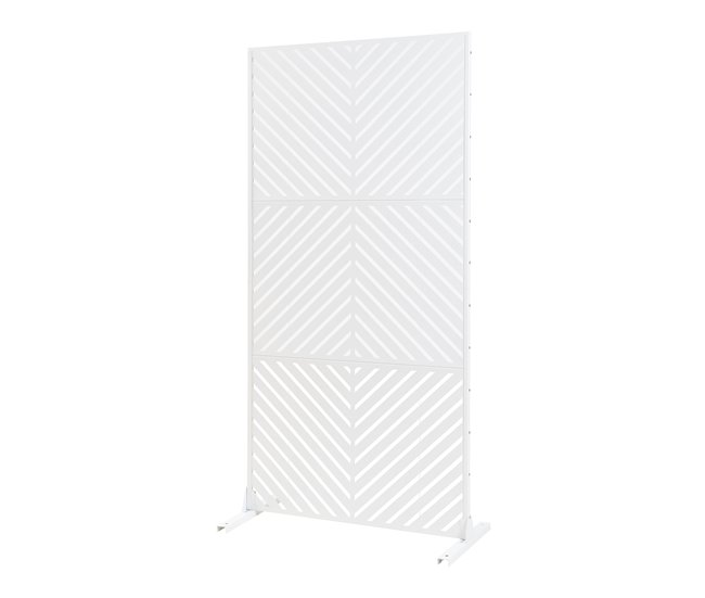 Divisória Para Interior Kekan Aço 200x100x50 Cm Branco Casa.pro