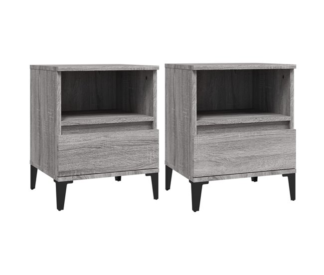 Soluna home - mesitas de noche centennial 2 peças 40