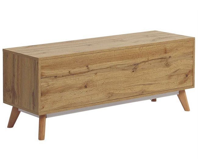 Beliani Mesa de TV FORESTER 120 Castanho