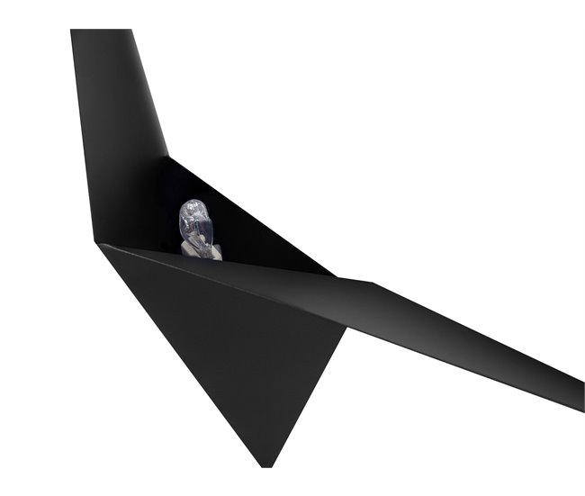 Beliani Candeeiro de parede BRIANCE Preto