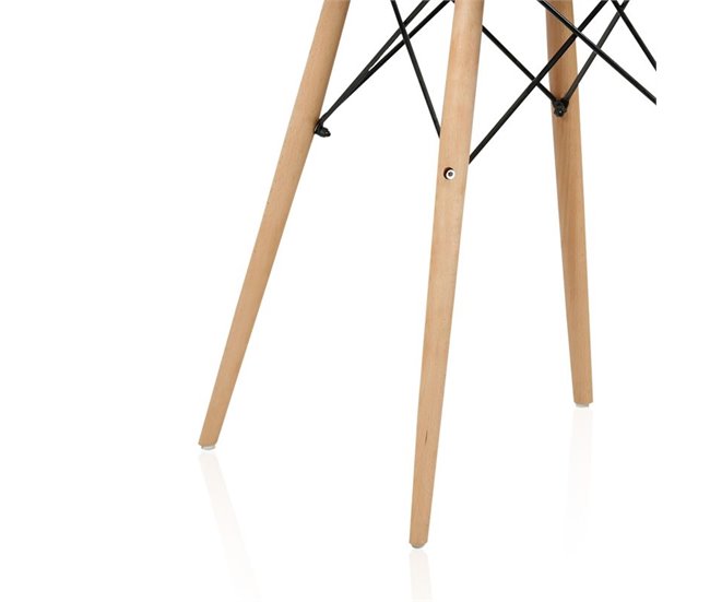  Mesa de jantar redonda Tower 80x80 Preto