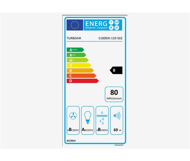 Exaustor decorativo TURBOAIR ZOE IX/A Inoxidavel