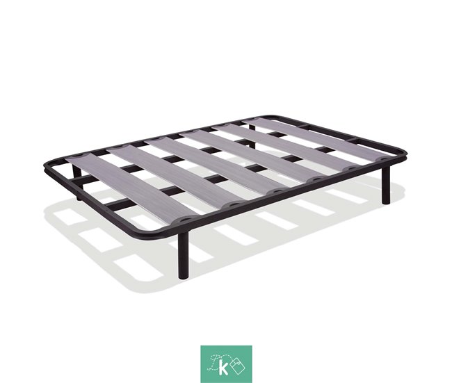 Base de cama com estrutura tubular em aço - pernas 