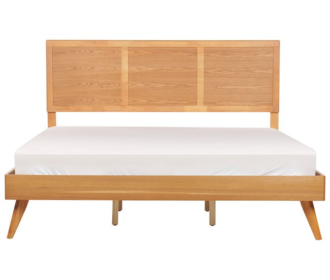 Beliani Cama com estrado MDF ISTRES 187x205 Castanho