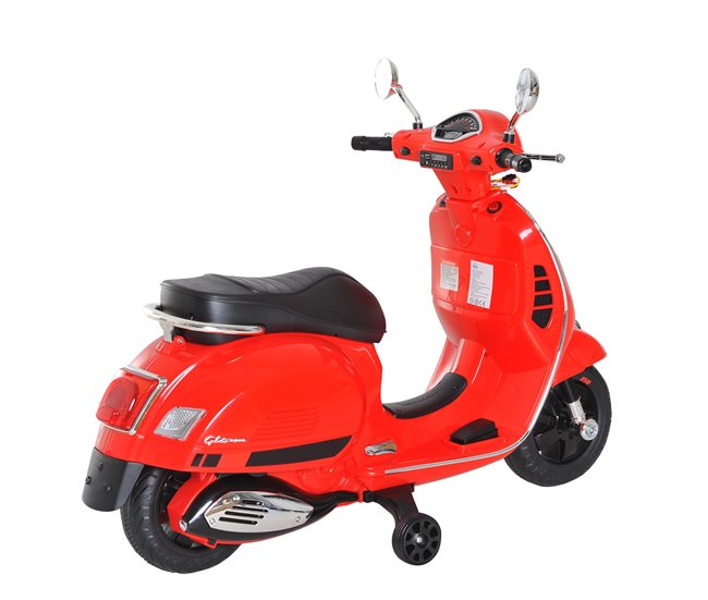 Mota Elétrica para Crianças Metal e PP HOMCOM Vermelho