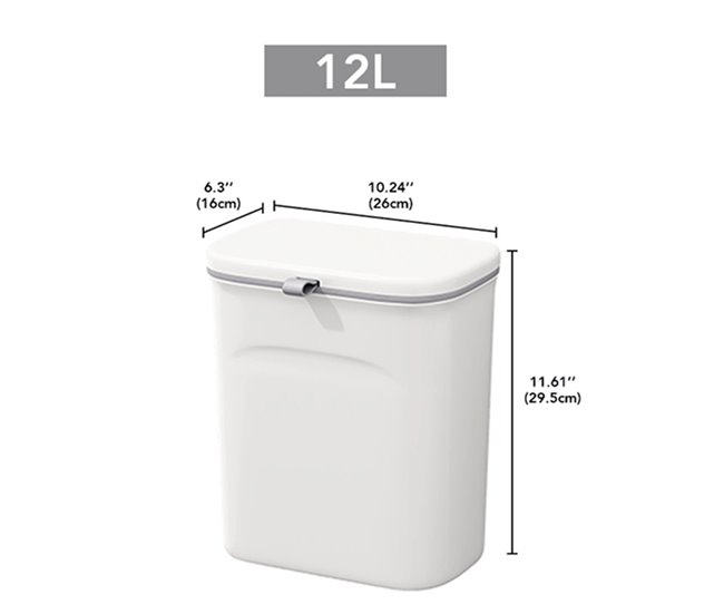 Papel de cozinha multifuncional montado na parede Branco