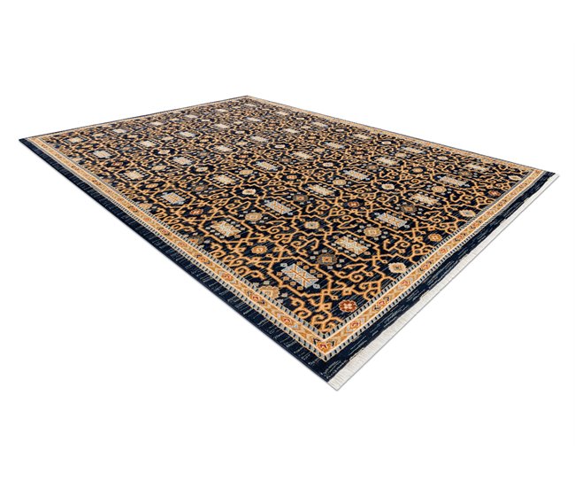 Tapete KESHAN franjas oriental clássico 7680/53511 250x340 Castanho