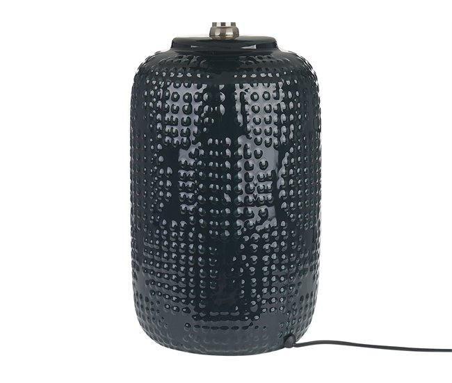 Beliani Candeeiro de mesa MUSSEL Branco/ Bege