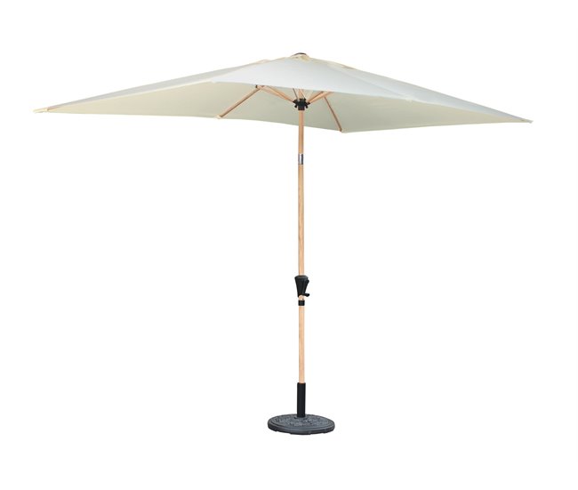 Guarda-sol ENARA 250x200x300cm cor bege Bege