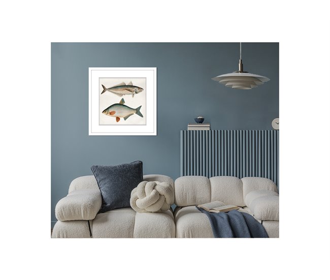 Pintura PECES 42x42cm marca MARCOMUEBLE  Multicor