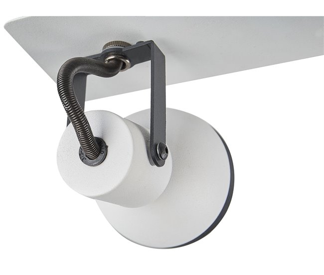 Beliani Iluminação de tecto BARO Branco