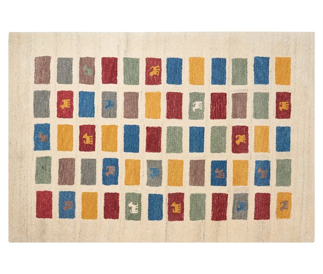 Beliani Pelos curtos MURATLI 140x200 Multicor