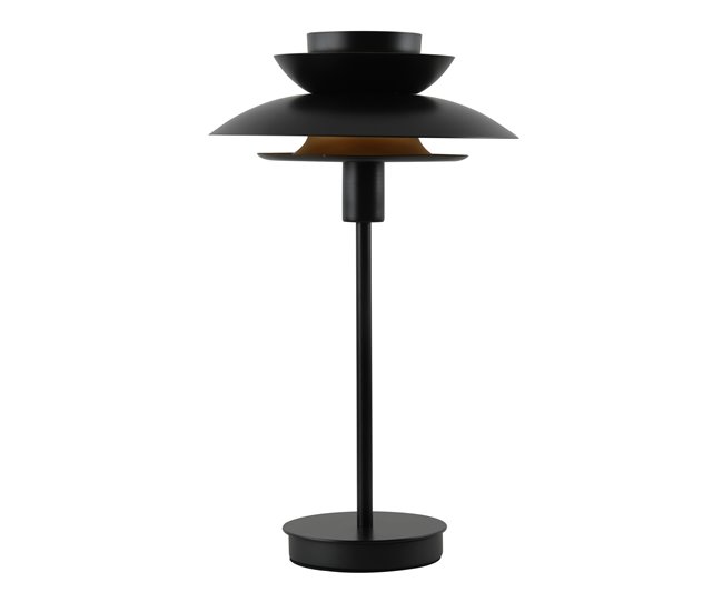 Candeeiro de mesa JUPITER normal 25W 51cm  Preto/ Dourado