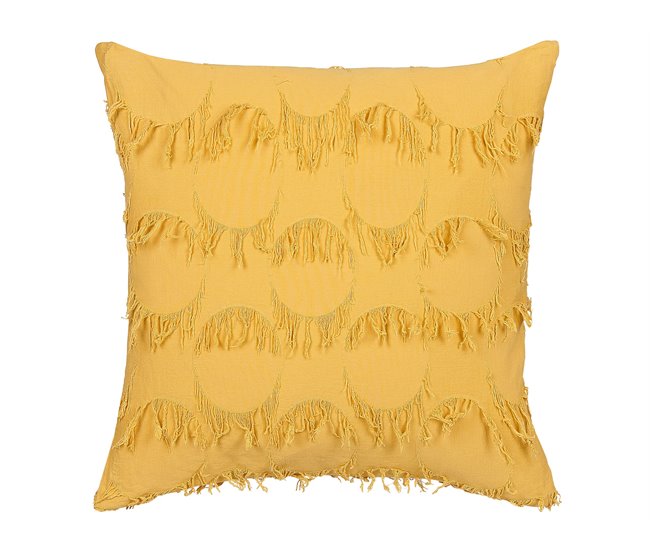 Beliani Almofada decorativa AGASTACHE 45x45 Amarelo