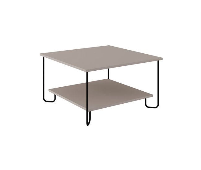 Mesa de centro TONKA quadrada Bege