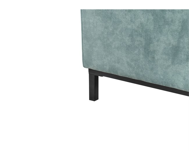 Beliani Reposapiés OSLO Azul/ Verde