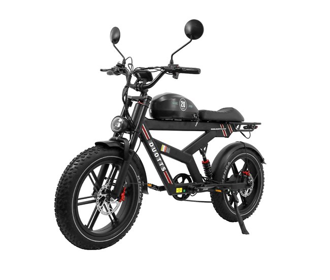 Bicicleta elétrica duotts f20 - potência 750w