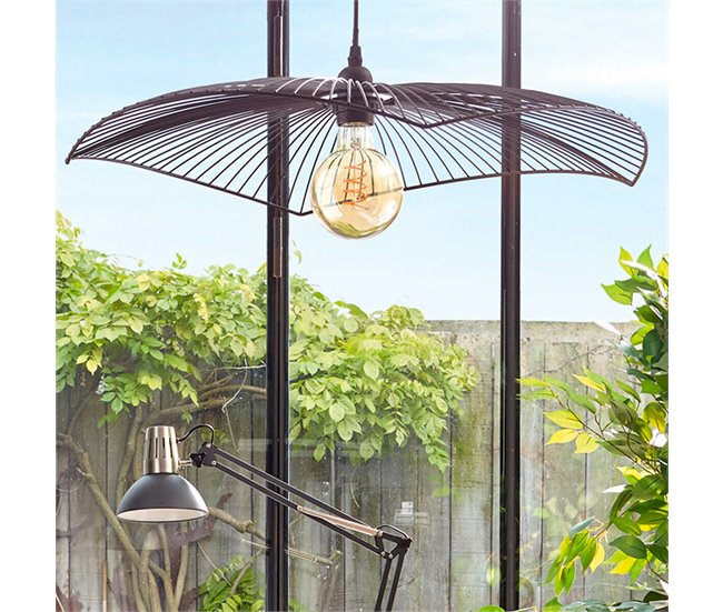 WELL HOME - Candeeiro de Chapéu Suspenso Preto