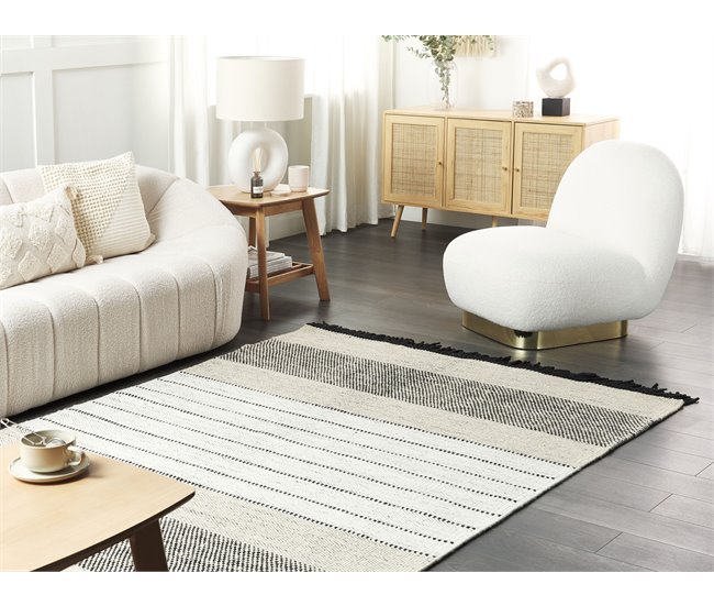 Beliani Entrelaçado YAZLIK 160x230 Bege