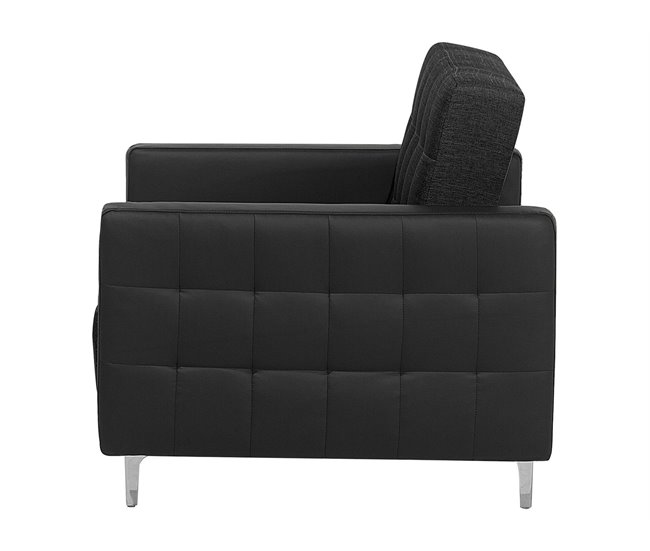 Beliani Sillón ABERDEEN Grafito