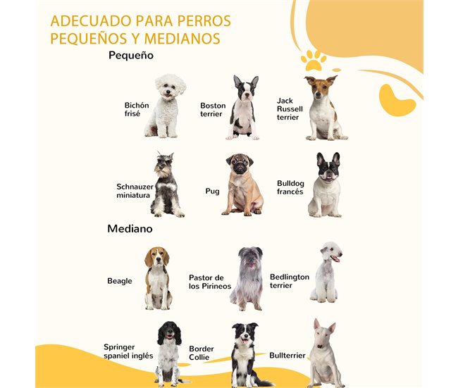 Barreira de Segurança Cães MDF PawHut Branco