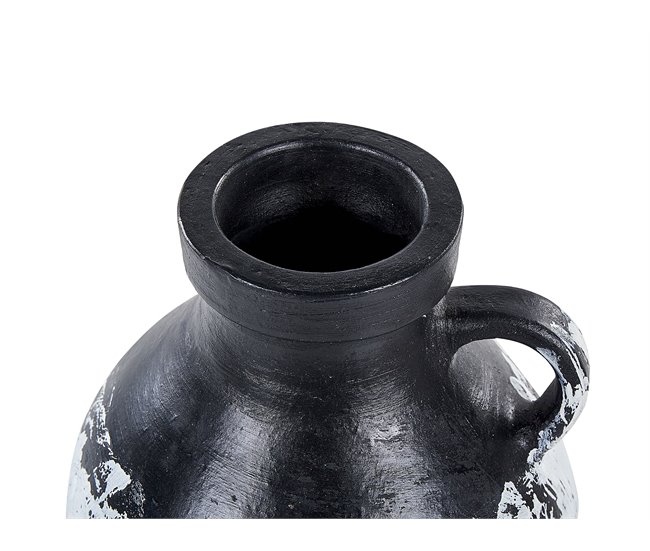 Beliani Jarro decorativo MASSALIA Preto