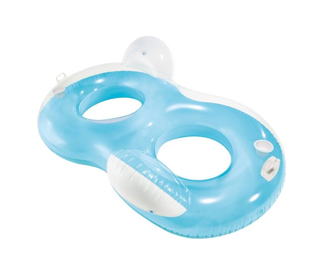 Colchão insuflável INTEX duplo Azul