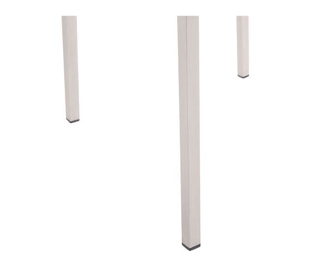 Beliani Conjunto de refeição COSOLETO/GROSSETO Branco
