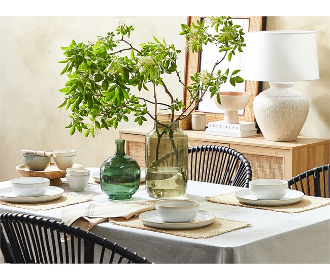 Beliani Jarro decorativo DHOKLA Verde
