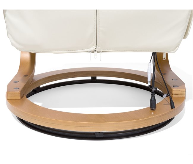 Beliani Cadeira de massagem MAJESTIC Bege