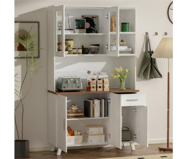 Aparador, sala de estar, sala de jantar Branco