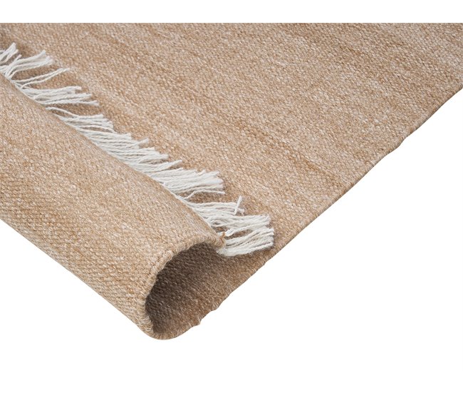 Beliani De tejido plano MALHIA 80x150 Areia
