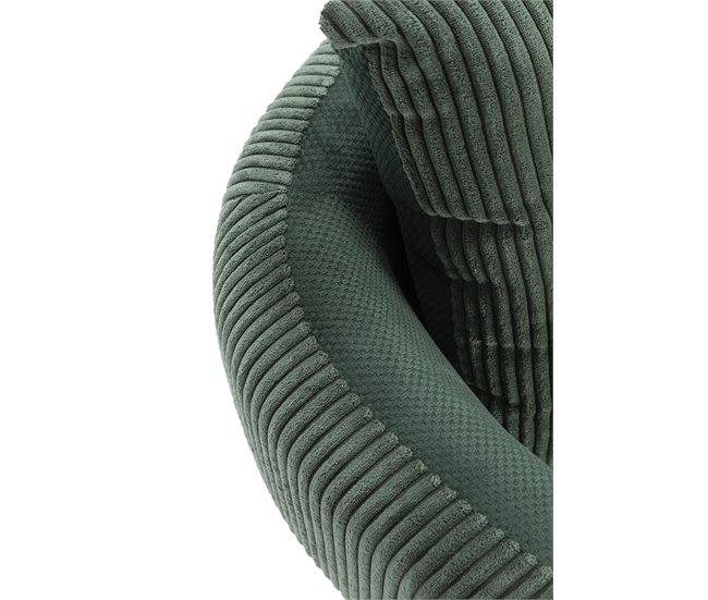 Cadeirão ARUNI revestido por tecido Verde