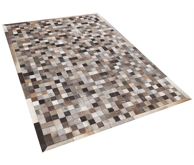 Beliani Patchwork ARMUTLU 160x230 Castanho
