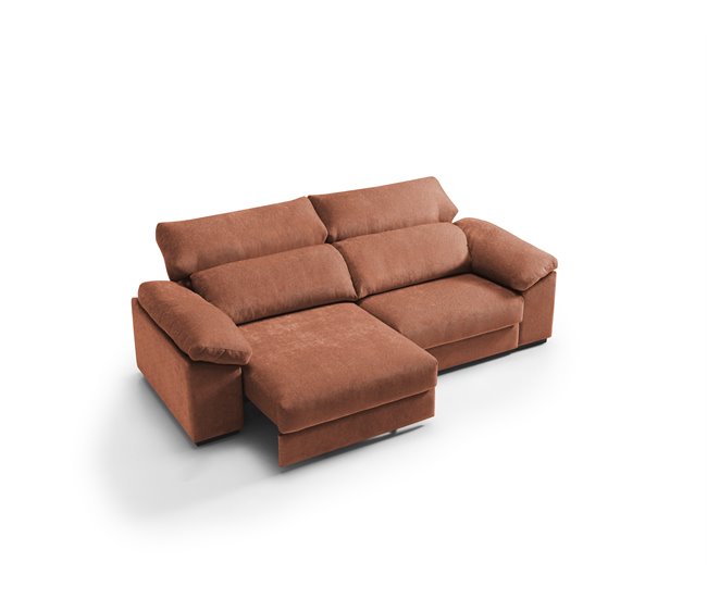 Sofá de 4 lugares XXL HIBA Terracota