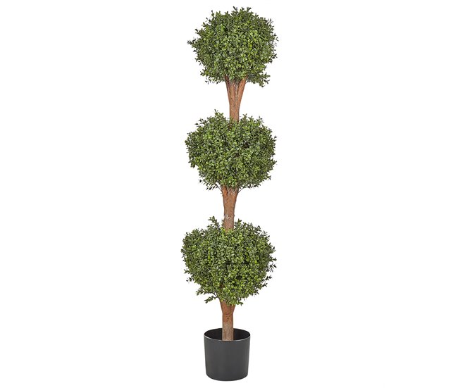 Beliani Planta artificial BUXUS BALL TREE Verde